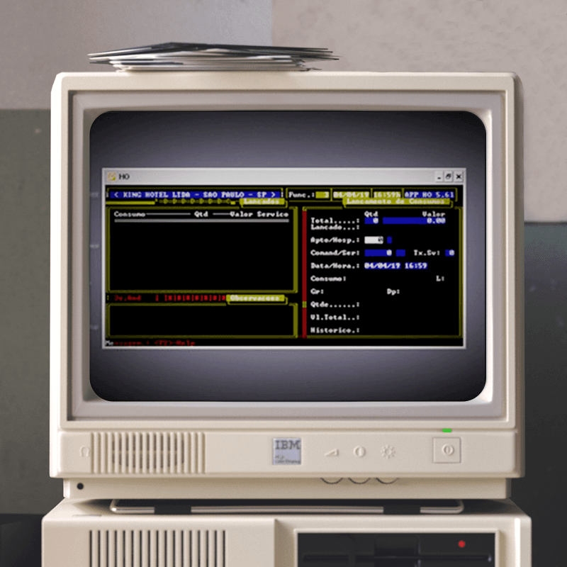 Sistema para hotelaria em DOS